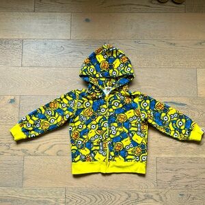 Bathing Ape BAPE Kids Milo x Minions Hoodie, RARE